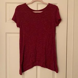 Burgundy shirt